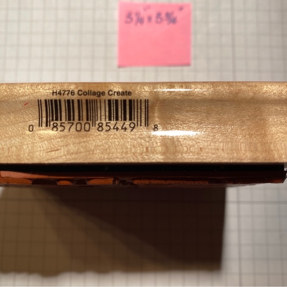 « Collage Create » Wood Mounted Rubber Stamp by Hero Arts - Picture 6 of 7